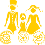 Famille jouant à un escape game à Vichy