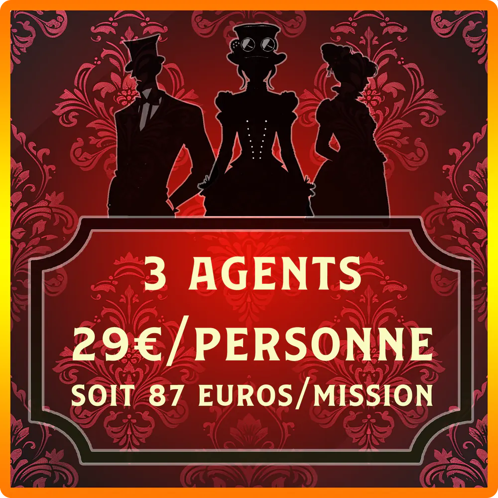 Tarif escape game pour 3 joueurs à Vichy